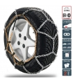 Chaines à neige pneu 175/65-15 175/70-14 195/40-17 loi Montagne 9mm