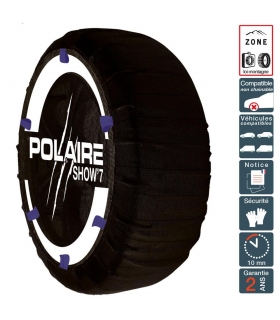 Chaussette neige ultra résistante montage facile pour pneu 670R14 Polaire  0S84-S7IA