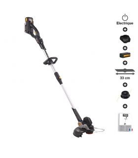 Pack rotofil à batterie 40 v chargeur coupe 33cm GTX4000 Texas Pack rotofil à batterie 40 v chargeur coupe 33cm GTX4000 Texas