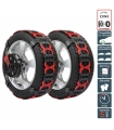 Chaine neige montage frontal ultra résistante montage facile pour pneu 205/50R19 POLAIRE 0100-PXGA-17
