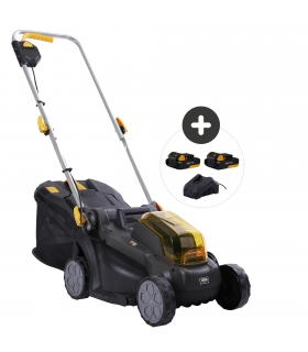 Tondeuse gazon 2 batteries 20V 2Ah lame 33cm bac 35l TEXAS LMX2033 Tondeuse gazon 2 batteries 20V 2Ah lame 33cm bac 35l TEXAS LMX2033