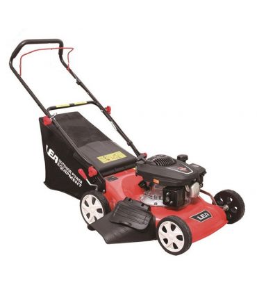 Tondeuse à gazon mulching 4 temps 132cm3 coupe 46cm bac 45 litres LEA