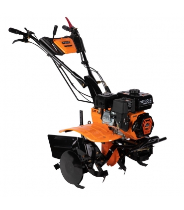 Motoculteur thermique 7,5cv 2AV 1AR roues x4 butteur réglable Detool DZ-M125