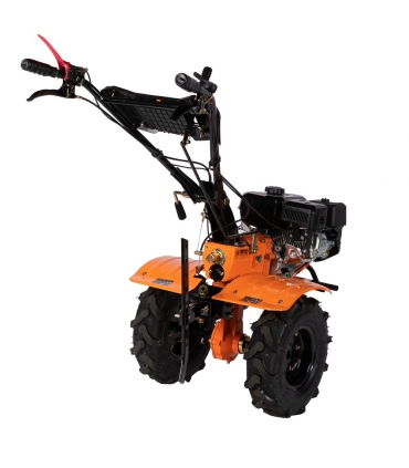 Motoculteur thermique 7,5cv 2AV 1AR roues x4 butteur réglable Detool DZ-M125