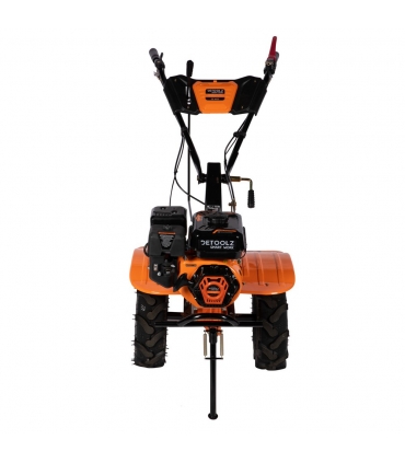 Motoculteur thermique 7,5cv 2AV 1AR roues x4 butteur réglable Detool DZ-M125