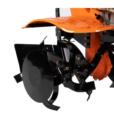 Motoculteur thermique 7,5cv 2AV 1AR roues x4 butteur réglable Detool DZ-M125