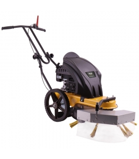 Balayeuse thermique en acier 9 brosses nylon métal 173cc largeur 70cm Texas Pro Weed 710 Balayeuse thermique en acier 9 brosses nylon métal 173cc largeur 70cm Texas Pro Weed 710