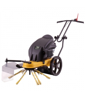 Balayeuse thermique en acier 9 brosses nylon métal 173cc largeur 70cm Texas Pro Weed 710 Balayeuse thermique en acier 9 brosses nylon métal 173cc largeur 70cm Texas Pro Weed 710