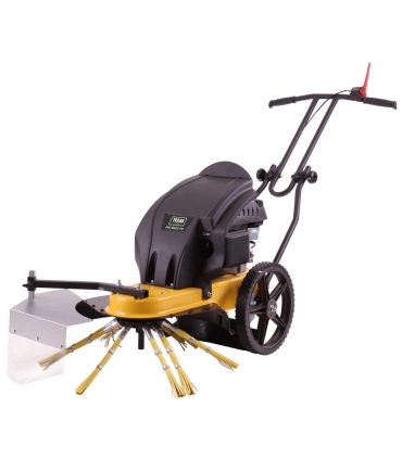 Balayeuse thermique en acier 9 brosses nylon métal 173cc largeur 70cm Texas Pro Weed 710