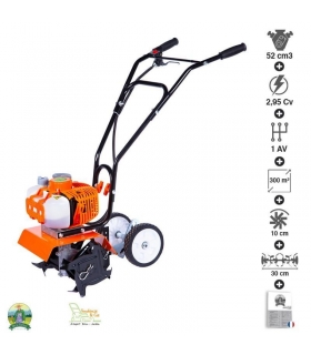 Microbineuse thermique 52 cm3 2,95 cv travail 30 cm Fermier DZ-M142 Microbineuse thermique 52 cm3 2,95 cv travail 30 cm Fermier DZ-M142