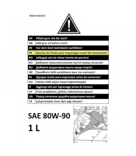Motobineuse thermique 212cc 6 fraises boulonnés 2 AV 1 AR TEXAS FX815TG Motobineuse thermique 212cc 6 fraises boulonnés 2 AV 1 AR TEXAS FX815TG