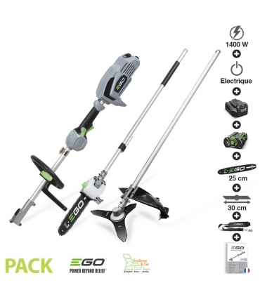 Pack entretien espaces verts à batterie tout inclus Egopower 56 volts