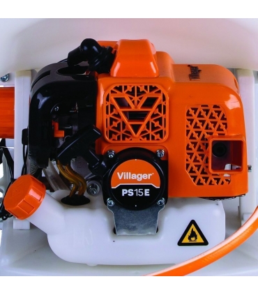 Pulvérisateur thermique à dos 25cc haute pression réservoir 15 l Villager PS15E