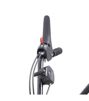 Motobeche thermique 212cc 4100W 2 vitesses fraisage 55 ou 85cm roues de transport LEA LE42212-85W11