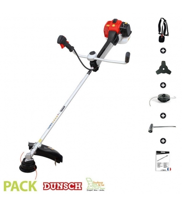 Débroussailleuse thermique 52cc 2cv anti vibration harnais lame 3 dents DUNSCH DU25519BV