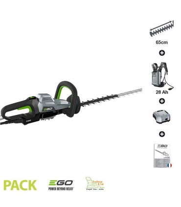 Taille haie professionnel double lame 65 cm Egopower coupe 33 mm HTX6500