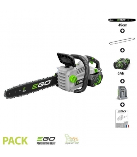 Pack tronconneuse sans fil avec batterie et chargeur guide Oregon 45 cm Ego Power  CS1800E