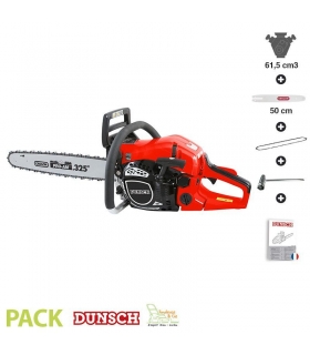 Tronçonneuse thermique professionnelle 62cc 3,2cv guide Oregon 50 cm anti vibration DUNSCH DU32615-50C Tronçonneuse thermique professionnelle 62cc 3,2cv guide Oregon 50 cm anti vibration DUNSCH DU32615-50C