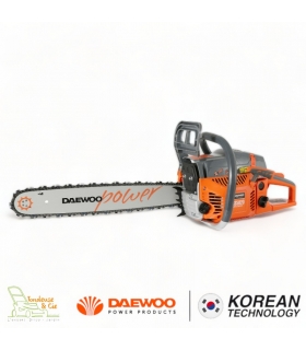 Tronçonneuse thermique professionnelle 54,6cc 3,3cv guide 50 cm anti vibration DAEWOO DCS5820 Tronçonneuse thermique professionnelle 54,6cc 3,3cv guide 50 cm anti vibration DAEWOO DCS5820