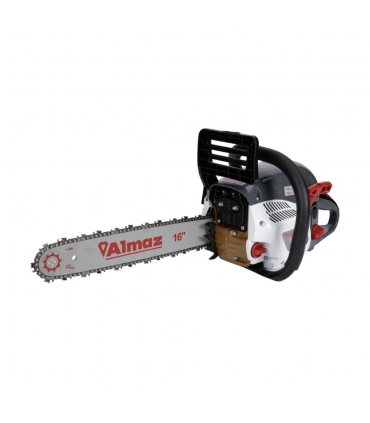 Tronçonneuse thermique 2,9cv 58cc, guide de 40 cm, démarreur magnesium - FERMIER AZ-D002