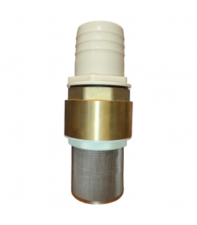 Clapet anti retour laiton avec crépine et manchette pour motopompe 2 pouces Clapet anti retour laiton avec crépine et manchette pour motopompe 2 pouces