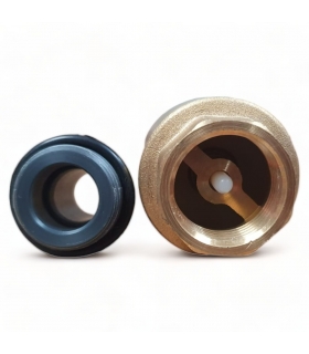 Clapet anti retour en laiton avec crépine et manchette, pour pompe - 3/4 pouce (20 mm) Clapet anti retour en laiton avec crépine et manchette, pour pompe - 3/4 pouce (20 mm)