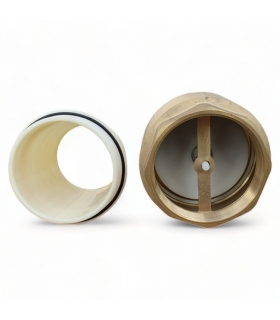 Clapet anti retour en laiton avec crépine et manchette, pour pompe - 3 pouces (80 mm) Clapet anti retour en laiton avec crépine et manchette, pour pompe - 3 pouces (80 mm)
