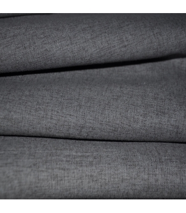 Rideau 100% occultant à œillets, Gris anthracite - 140x240cm prêt a poser Atout Ciel