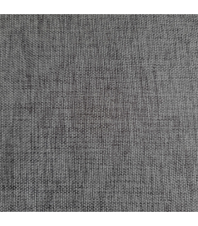 Rideau thermique effet lin chiné doublé polaire ton sur ton à œillets, Gris - 135x240cm prêt a poser Atout Ciel