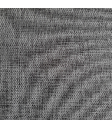 Rideau thermique effet lin chiné doublé polaire ton sur ton à œillets, Gris - 135x240cm prêt a poser Atout Ciel