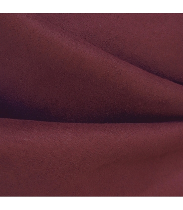 Rideau suédine thermique doublé polaire, Bordeaux - 140x240cm prêt a poser Atout Ciel