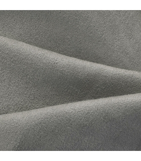 Rideau suédine thermique doublé polaire, Gris anthracite - 140x240cm prêt a poser Atout Ciel
