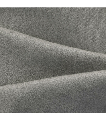 Rideau suédine thermique doublé polaire, Gris anthracite - 140x240cm prêt a poser Atout Ciel