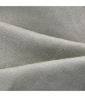 Rideau suédine Thermique doublé Polaire, Gris - 140x280cm Prêt a poser Atout Ciel