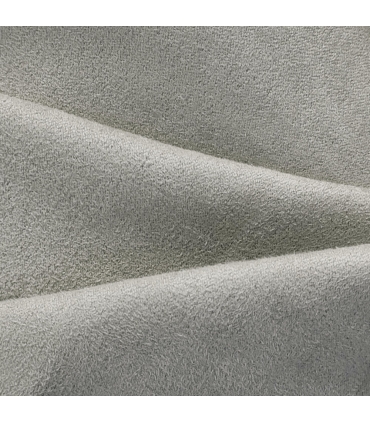 Rideau suédine Thermique doublé Polaire, Gris - 140x280cm Prêt a poser Atout Ciel