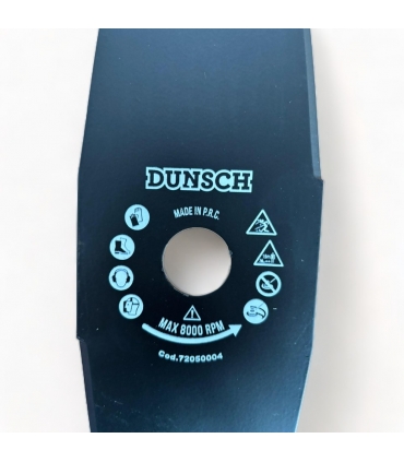 Couteau à herbe deux dent plat diamètre 25,4mm épaisseur 2,5mm 72050004