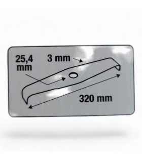 Lame duro broyeur spéciale ronces, arbustes et racines 2 dents épaisseur 3 mm diamètre 25,4mm 72050005 Lame duro broyeur spéciale ronces, arbustes et racines 2 dents épaisseur 3 mm diamètre 25,4mm 72050005