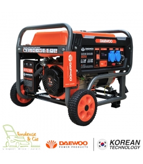 Groupe électrogène à essence 2700W monophasé, 230V, AVR - DAEWOO GDS3150E Groupe électrogène à essence 2700W monophasé, 230V, AVR - DAEWOO GDS3150E