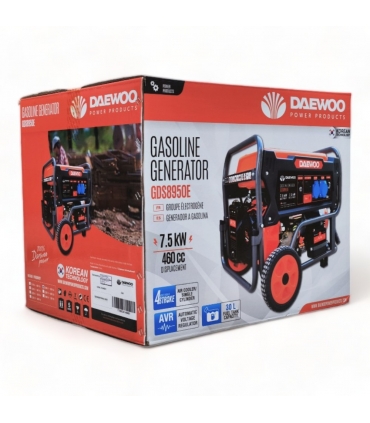 Groupe électrogène à essence 6500W, démarrage électrique, Régulateur AVR  - DAEWOO GDS7950E