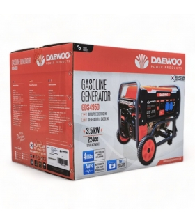 Groupe électrogène à essence 3500W, 230V, régulateur AVR - DAEWOO GDS4950E Groupe électrogène à essence 3500W, 230V, régulateur AVR - DAEWOO GDS4950E