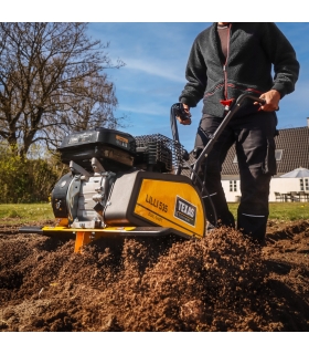 Motobineuse Thermique Puissante 4Kw, 212cc, largeur de travail jusqu'à 85 cm - TEXAS Lilli 535TG Dual Shaft Motobineuse Thermique Puissante 4Kw, 212cc, largeur de travail jusqu'à 85 cm - TEXAS Lilli 535TG Dual Shaft