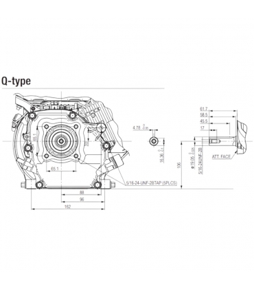 Moteur Honda GX200QHB1 196 cc - Vilebrequin 19,05mm - Equipement industriel, construction et espaces verts