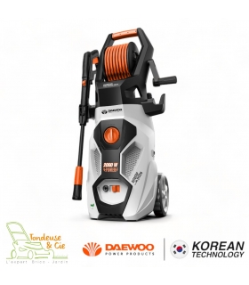 Nettoyeur haute pression DAEWOO 2000 W - 160 bars, raccord rapide, accessoires - DAX160-2000W-HRL Nettoyeur haute pression DAEWOO 2000 W - 160 bars, raccord rapide, accessoires - DAX160-2000W-HRL