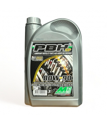 Huile de transmission 80w-90 pour boites et ponts API GL4/GL5 - 2 L - MinervaOil