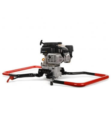 PACK Tarière Thermique 4 Temps 149 cm3 - 2 Mèches Ø 100 mm et Ø 200 mm Incluses - DUNSCH DU46150DV