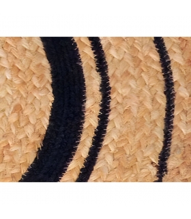 Tapis Rond en Jute tressé Naturel, D80cm - Atout Ciel 69001 Tapis Rond en Jute tressé Naturel, D80cm - Atout Ciel 69001