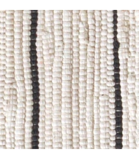 Tapis rectangulaire en Coton avec Franges, Blanc, 60x90cm - Atout Ciel 69005 Tapis rectangulaire en Coton avec Franges, Blanc, 60x90cm - Atout Ciel 69005