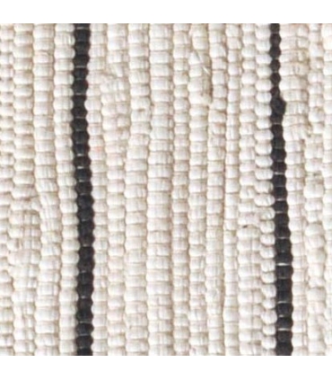 Tapis rectangulaire en Coton avec Franges, Blanc, 60x90cm - Atout Ciel 69005