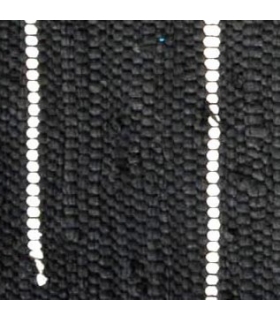 Tapis rectangulaire en Coton avec Franges, Noir, 60x90cm - Atout Ciel 69005 Tapis rectangulaire en Coton avec Franges, Noir, 60x90cm - Atout Ciel 69005