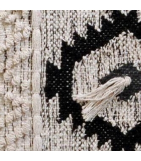 Tapis éthnique rectangulaire en Coton, Beige, 100x150cm - Atout Ciel 69009 Tapis éthnique rectangulaire en Coton, Beige, 100x150cm - Atout Ciel 69009